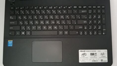 قاب اورجینال اطراف کیبرد و تاچ و کیبرد لپ تاپ ایسوس مدلASUS- X554L