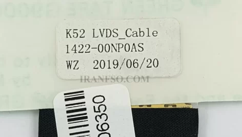 فلت تصویر لپ تاپ ایسوس K52_1422-00NP0AS-LED