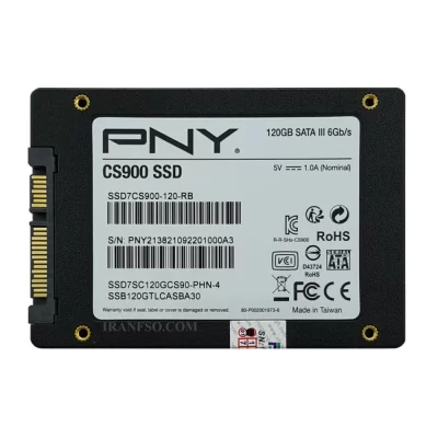 هارد SSD لپ تاپ 120 گیگابایت PNY Sata 2.5Inch CS900 یکسال گارانتی شرکتی