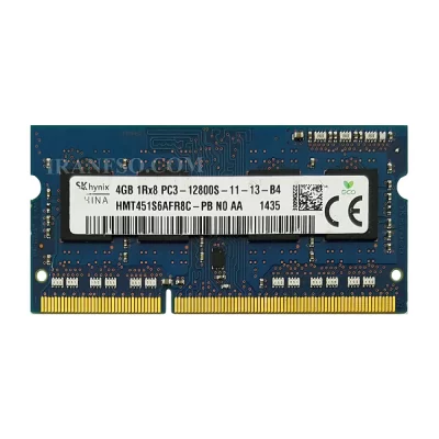 رم لپ تاپ ۴ گیگ Hynix DDR3-1600-12800 MHZ 1.5V سه ماه گارانتی