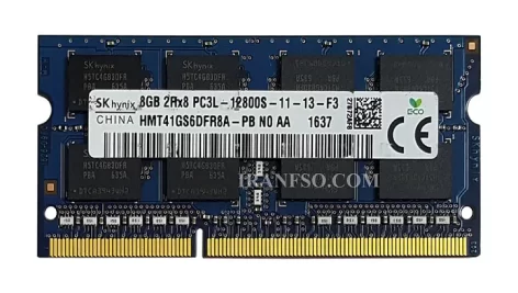 رم لپ تاپ ۴ گیگ Hynix DDR3-1600-12800 MHZ 1.5V سه ماه گارانتی